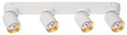 Bodové svietidlo ANDY 4xGU10/8W/230V biela/zlatá