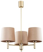 Argon 6109 - Luster na tyči PONTE 3xE27/15W/230V béžová