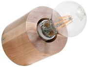 Stropné svietidlo Salgado, drevené telo svietidla