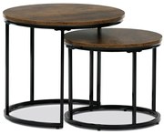 Autronic BONTEC Odkladací stolík 53x53x46cm, mdf, divoký dub, CT-G1145 OAK Farba: Hnedá