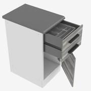 Kuchynská skrinka spodná 40 cm šuflíky TOR SDSZ40WS/0/WT/GW1/B/B1/PP