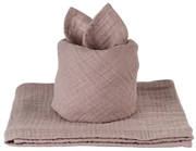Mušelínová plienka z organickej bavlny mauve 70×70 cm
