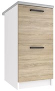 Kuchynská skrinka Belini spodná 40 cm dub sonoma s pracovnou doskou TOR SD2-40/0/WT/DS/0/B1