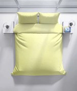 ECOMATRACE Bavlnené posteľné obliečky Jednofarebné Žltá