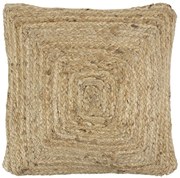 Štvorcový prírodné jutové vankúš Valentia - 45 * 45 * 10cm