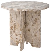 Mramorový okrúhly odkladací stolík ø 46 cm Jasmia – Bloomingville