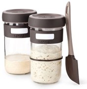 Set na výrobu kvásku so stierkou 2 ks 700 ml – Lékué