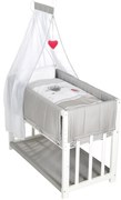 roba Detská postieľka 4 v 1 (biela)  (100397051)