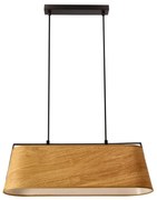 Luster na lanku MILBURY 2xE27/40W/230V hnedá