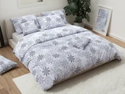 Bavlnené obliečky SNOWFLAKES biele Rozmer obliečky: 70 x 90 cm | 140 x 200 cm