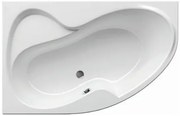 Ravak Rosa II asymetrická vaňa 170x105 cm akrylát ľavá c221000000 RO1700NEWL