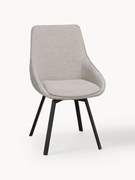 Otočné čalúnené stoličky Alison, 2 ks