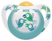 NUK Dojčenský latexový cumlík NUK Star 18-36 m zelený