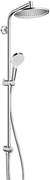 Hansgrohe Crometta S sprchový systém na stěnu bez batérie chróm 27270000