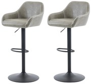 Sada barových stoličiek B-716 GREY3, 2 ks