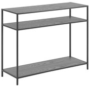 Čierny konzolový stolík Actona Seaford