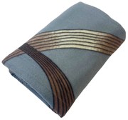 Deka Fleece Gold Ribbon 150x200cm TiaHome