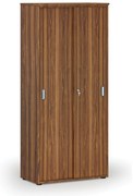 Skriňa so zasúvacími dverami PRIMO WOOD, 800 x 420 x 1781 mm, orech