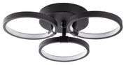 Stropní LED svítidlo Halka černé