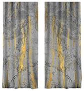 Závesy v sivo-zlatej farbe v súprave 2 ks 140x260 cm - Mila Home