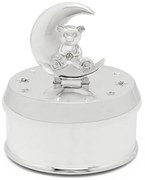 Kovová hracia skrinka ø 7x8 cm Bear and Moon – Zilverstad