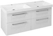 Sapho Sapho, THEIA umývadlová skrinka 116x50x44 cm, 2xzásuvka, biela (TH120), TH120-3030