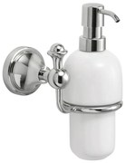 Gedy Gedy, NEVIS závesný dávkovač mydla, keramika, chróm, NV8013