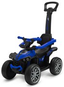 Baby Mix Detská odrážadlo s vodiacou tyčou MegaPrime EVA, modrá