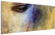 Obraz - Portrét ženy, kresba (120x50 cm)