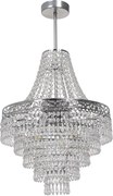 Luster Coral, 1x krištáľové tienidlo, ch