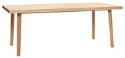 Jedálenský stôl z dubového dreva v prírodnej farbe 100x200 cm Herringbone – Hübsch