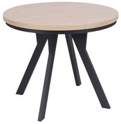 Rozkladací jedálenský stôl Torino 90-190x90 cm, dub prírodný