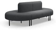Pohovka VARIETY, 360° sedenie, látka Blues CSII, antracit