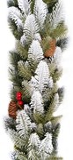 Vianočná girlanda 3D Jedľa Zasnežená 100cm