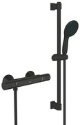 Sprchová batéria GROHE Precision Start so sprchovacím setom 150 mm čierna matná 345972431