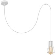 Luster na lanku TUBE 1xE27/15W/230V biela