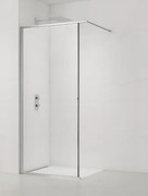 Sprchová zástena SAT Walk-In so stieracou lištou 120 cm SATWISL120