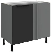 Kuchynská skrinka Aria-Bl/Ant Anti Fingerprint 105 Nd 1f Bb