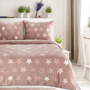 FLEECOVÉ OBLIEČKY FLANO4 160X200 CM, 2 KS 70X90 CM VZOROVANÉ