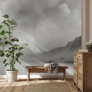 Fototapeta - Sivá pustatina (147x102 cm)