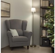 Brilagi - LED stojacia lampa CERIA 1xE27/40W/230V priemer 20,5 cm sivá/matný chróm