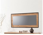 Asir Nástenné zrkadlo QUANTUM 60x110 cm hnedá/čierna AS0699