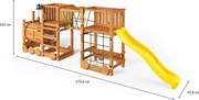 | Detské ihrisko Marimex Play 025 + žltá šmykľavka | 11640668