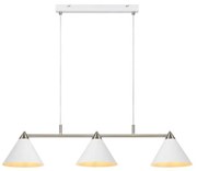 Markslöjd 108075 - Luster na lanku KLINT 3xE14/40W/230V biela