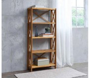 Dizajnový regál Walworth 161 cm prírodný dub