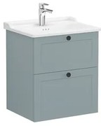 Kúpeľňová skrinka s umývadlom VitrA Root 60x67x46 cm zelená mat ROOTC60GINTC