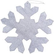 DECOLED Vločka I, pr. 40 cm, stříbrná