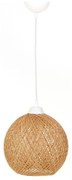 Luster na lanku JUTE 1xE27/60W/230V béžová