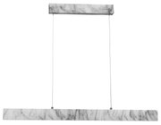 LED Luster na lanku PIERCE LED/18W/230V biela/šedá