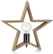 Hnedá svetelná dekorácia Markslöjd Marta, výška 40 cm